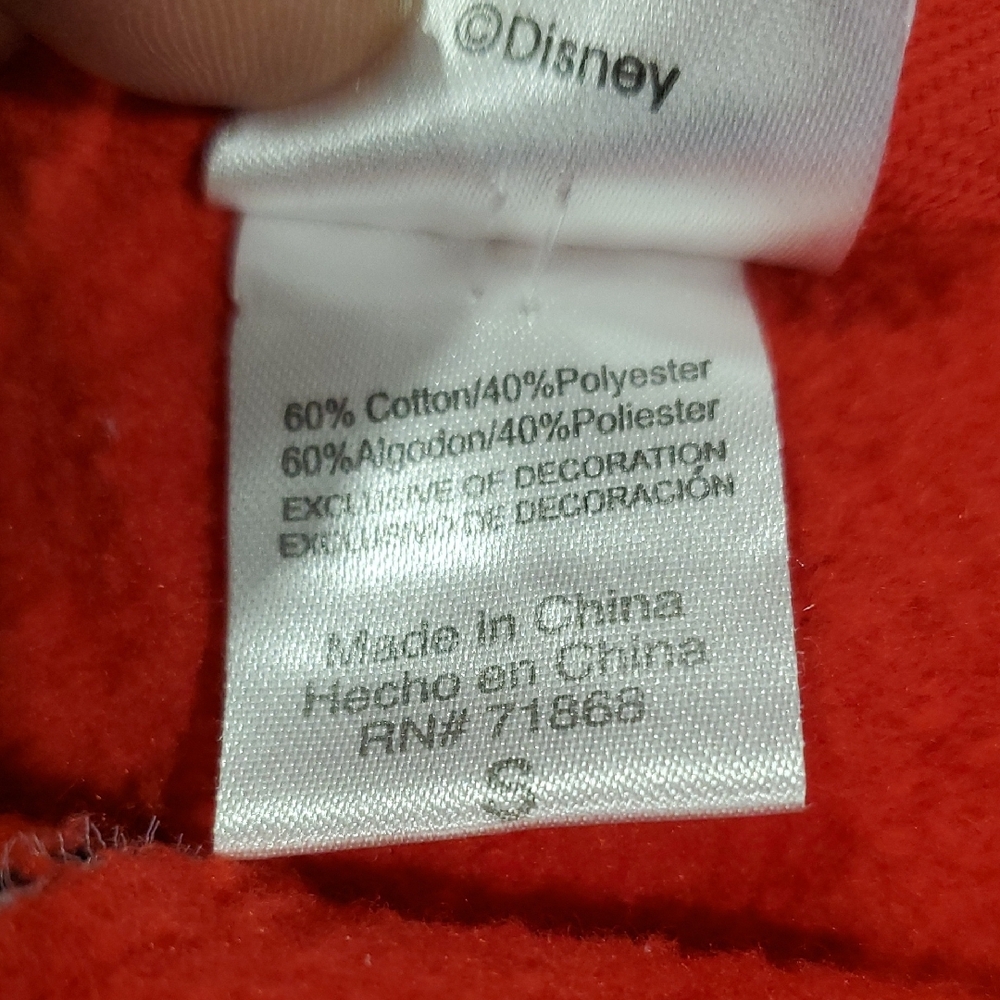Disney Red Sweatshirt - Picture 10 of 12